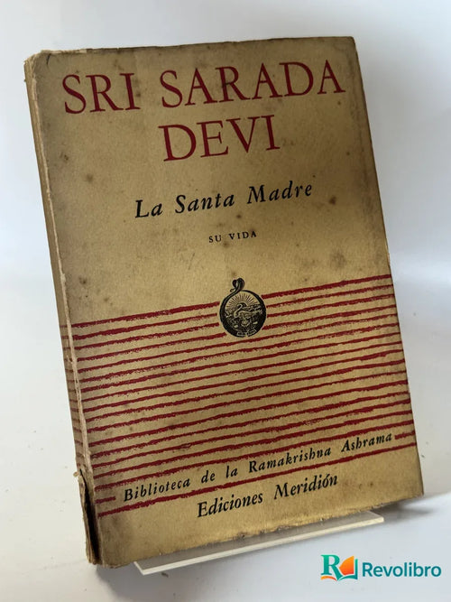 Portada de La Santa Madre de Sri Sarada Devi, libro de segunda mano