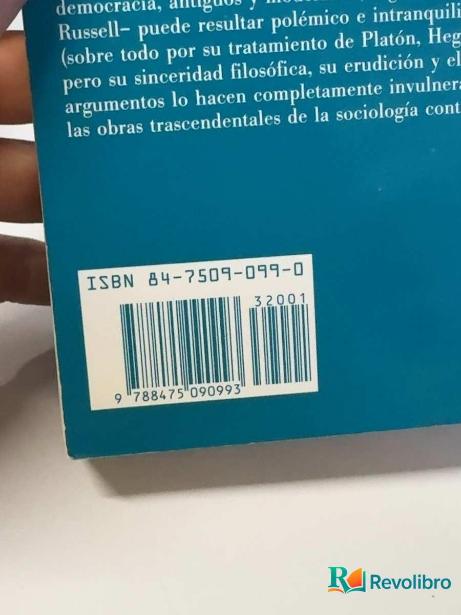 Foto 3 de La sociedad abierta y sus enemigos de Karl R. Popper, libro de segunda mano
