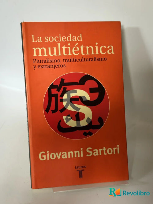 Portada de La sociedad multiétnica de Giovanni Sartori, libro de segunda mano