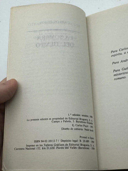 Foto 2 de La Sombra del tiempo de Carlos Pujol, libro de segunda mano