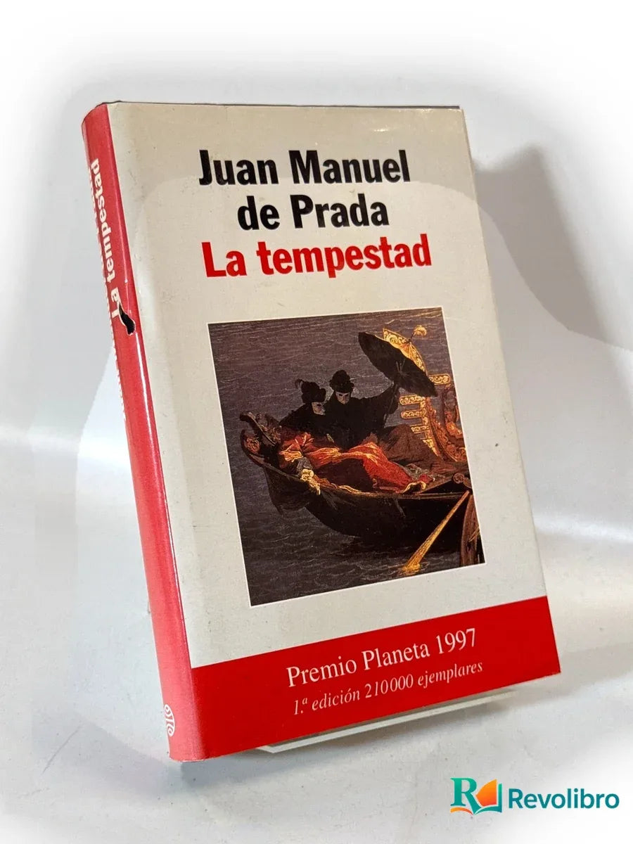 Portada de La tempestad - 1ª edición de Juan Manuel de Prada, libro de segunda mano