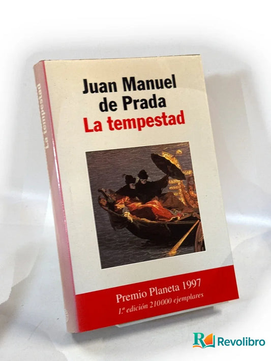 Portada de La tempestad - 1ª edición de Juan Manuel de Prada, libro de segunda mano