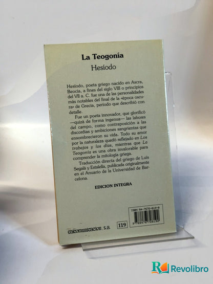 Foto 2 de La Teogonía de Hesíodo, libro de segunda mano