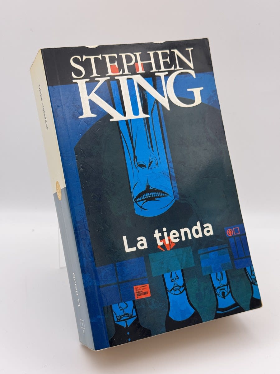 Portada de La Tienda de Stephen King, libro de segunda mano