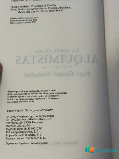 Foto 2 de La Torre de los Alquimistas de Peter G. Bartschat, libro de segunda mano