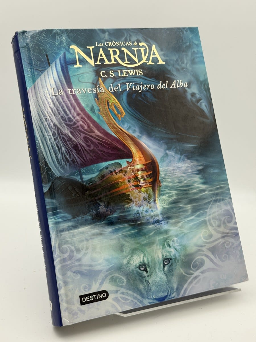 Portada de La travesía del viajero del alba de C. S. Lewis, libro de segunda mano