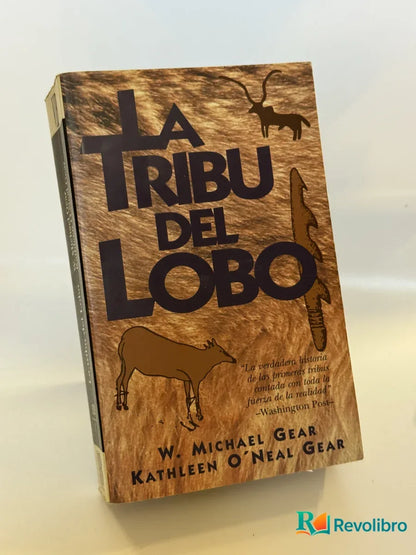 Portada de La Tribu del Lobo de Michael Gear, libro de segunda mano