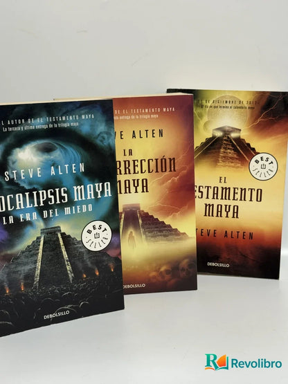 Foto 2 de La trilogía maya - Apocalipsis maya de Steve Alten, libro de segunda mano