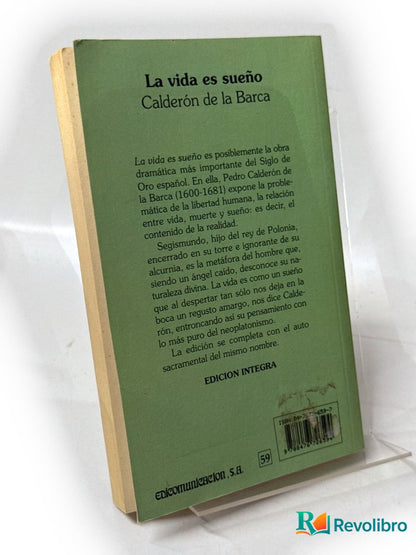 Foto 2 de La vida es sueño de Pedro Calderón de la Barca, libro de segunda mano