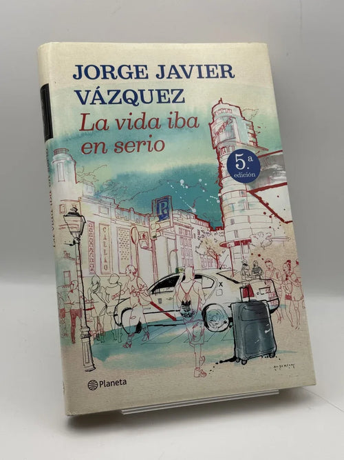 La vida iba en serio de Jorge Javier Vázquez | Libro segunda mano - Portada