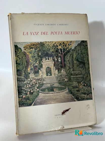 Portada de La Voz del Poeta Muerto de Vicente Sarthou Carreres, libro de segunda mano