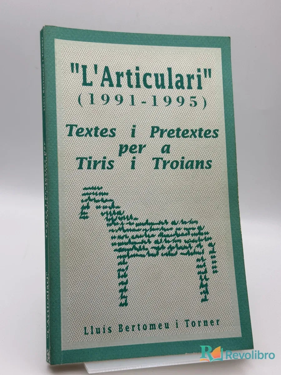 Portada de L'Articulari de Lluís Bertomeu i Torner, libro de segunda mano