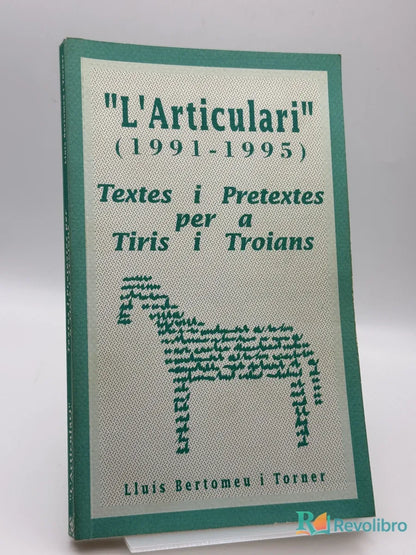 Portada de L'Articulari de Lluís Bertomeu i Torner, libro de segunda mano