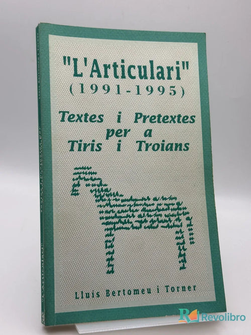 Portada de L'Articulari de Lluís Bertomeu i Torner, libro de segunda mano