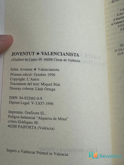 Foto 2 de L'Articulari de Lluís Bertomeu i Torner, libro de segunda mano