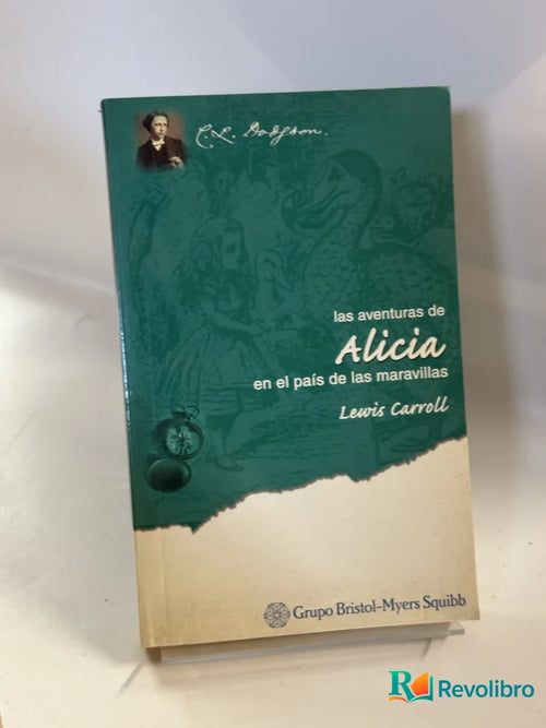 Portada de las aventuras de Alicia en el país de las maravillas de Lewis Carroll, libro de segunda mano