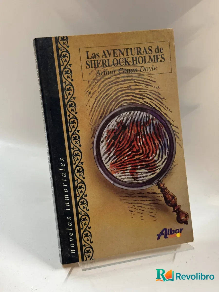 Portada de Las Aventuras de Sherlock Holmes de Arthur Conan Doyle, libro de segunda mano