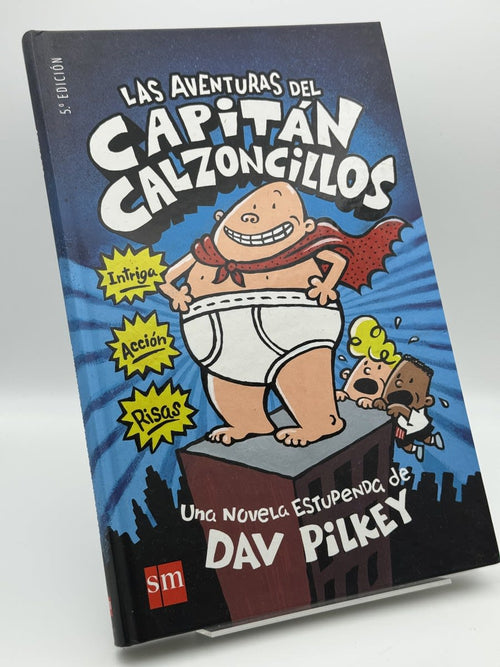 Portada de Las aventuras del Capitán Calzoncillos - Dav Pilkey de Dav Pilkey, libro de segunda mano