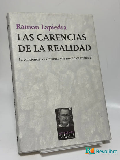 Portada de Las Carencias de la Realidad de Ramon Lapiedra, libro de segunda mano