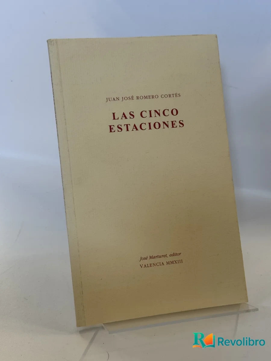Portada de Las Cinco Estaciones de Juan José Romero Cortés, libro de segunda mano