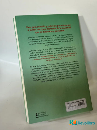 Foto 2 de Las cinco trampas de la ansiedad de Dra. Alice Boyes, libro de segunda mano