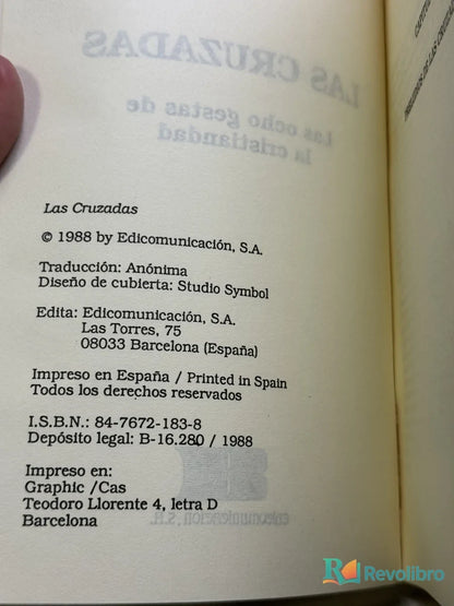 Foto 2 de Las Cruzadas de Cesare Cantú, libro de segunda mano