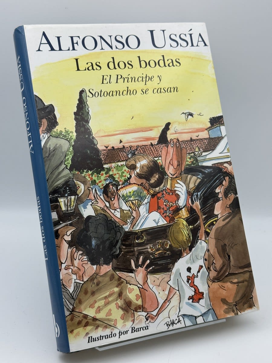 Portada de Las dos bodas - Alfonso Ussía de Alfonso Ussía, libro de segunda mano