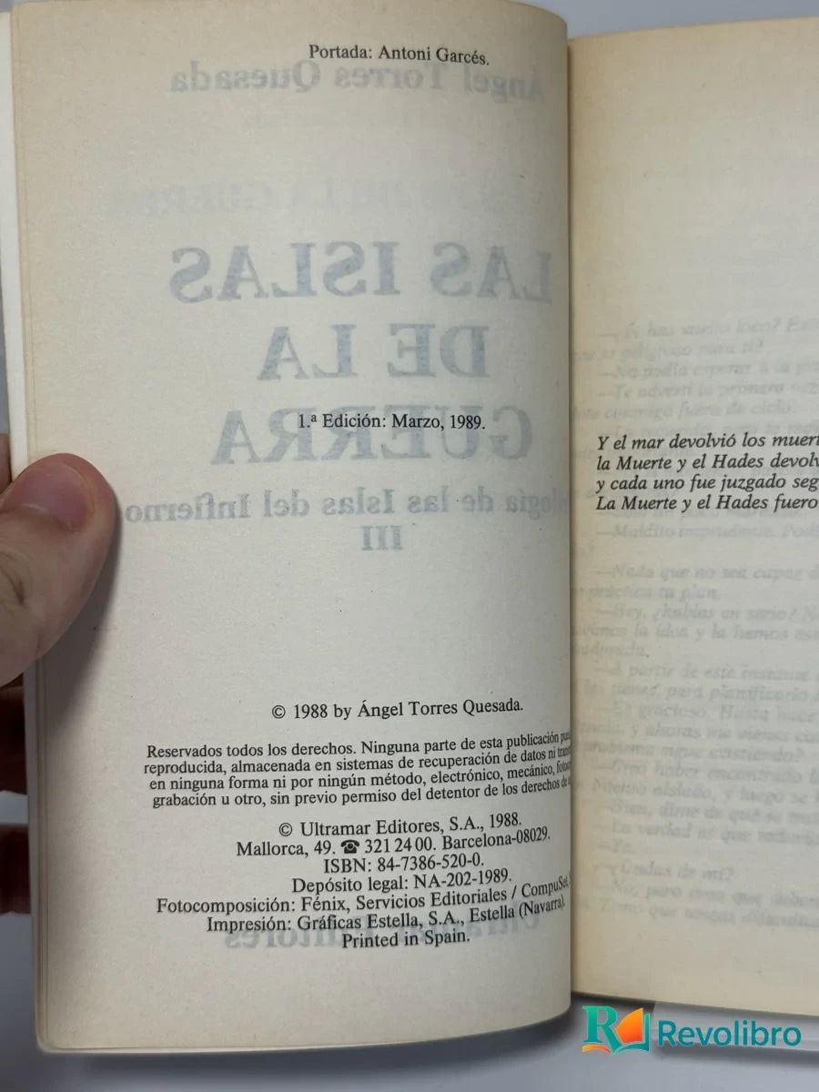 Foto 2 de Las Islas de la Guerra de Angel Torres Quesada, libro de segunda mano