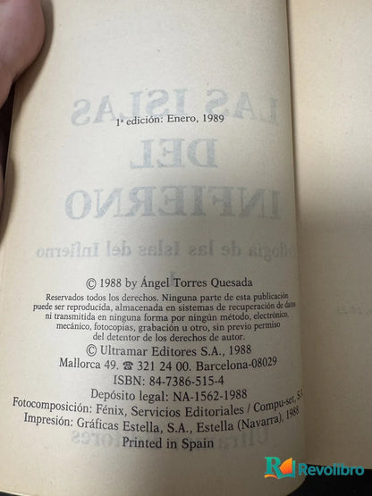 Foto 2 de Las Islas del Infierno de Angel Torres Quesada, libro de segunda mano