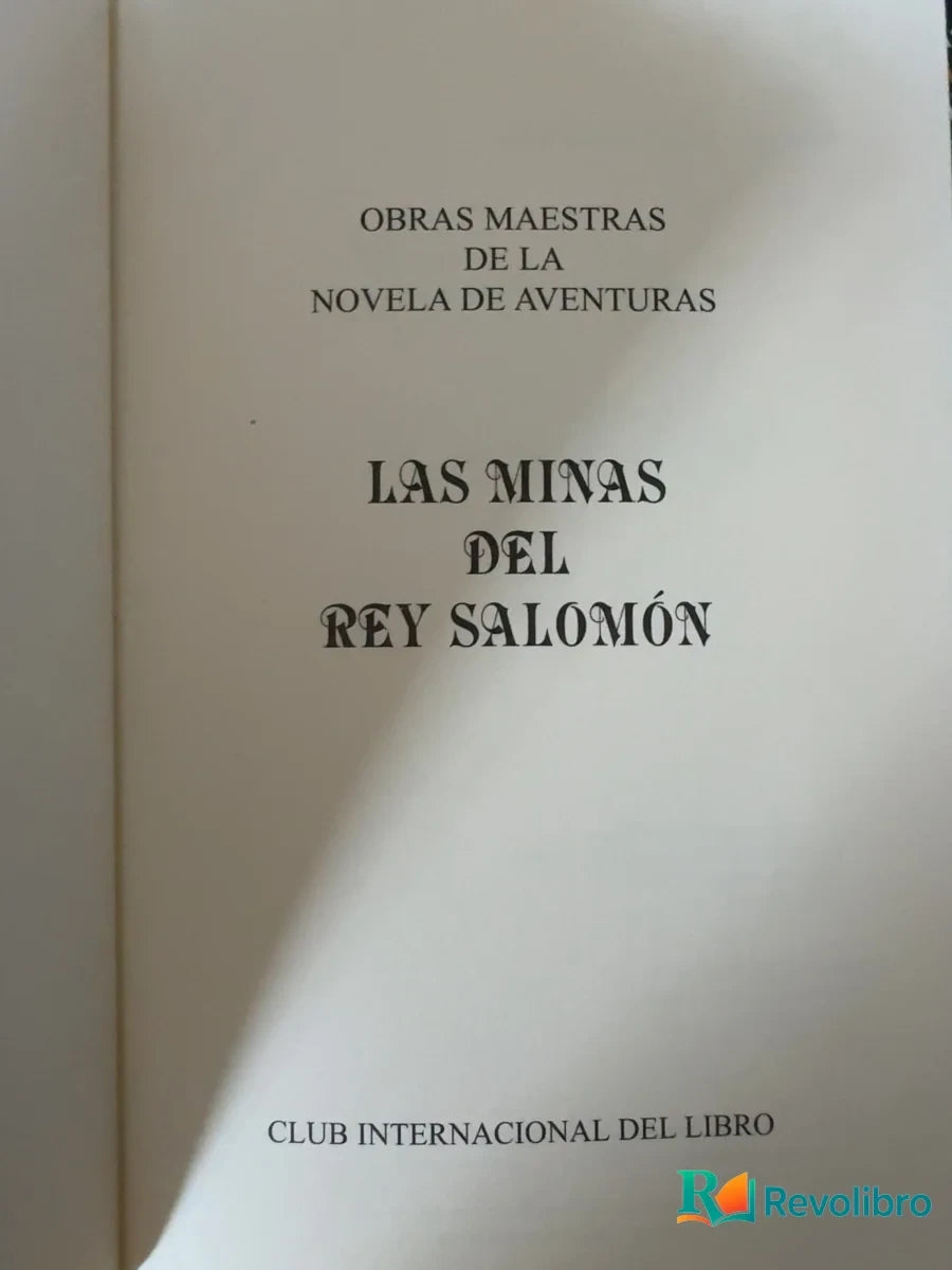 Foto 3 de Las minas del rey Salomón de Henry R. Haggard, libro de segunda mano