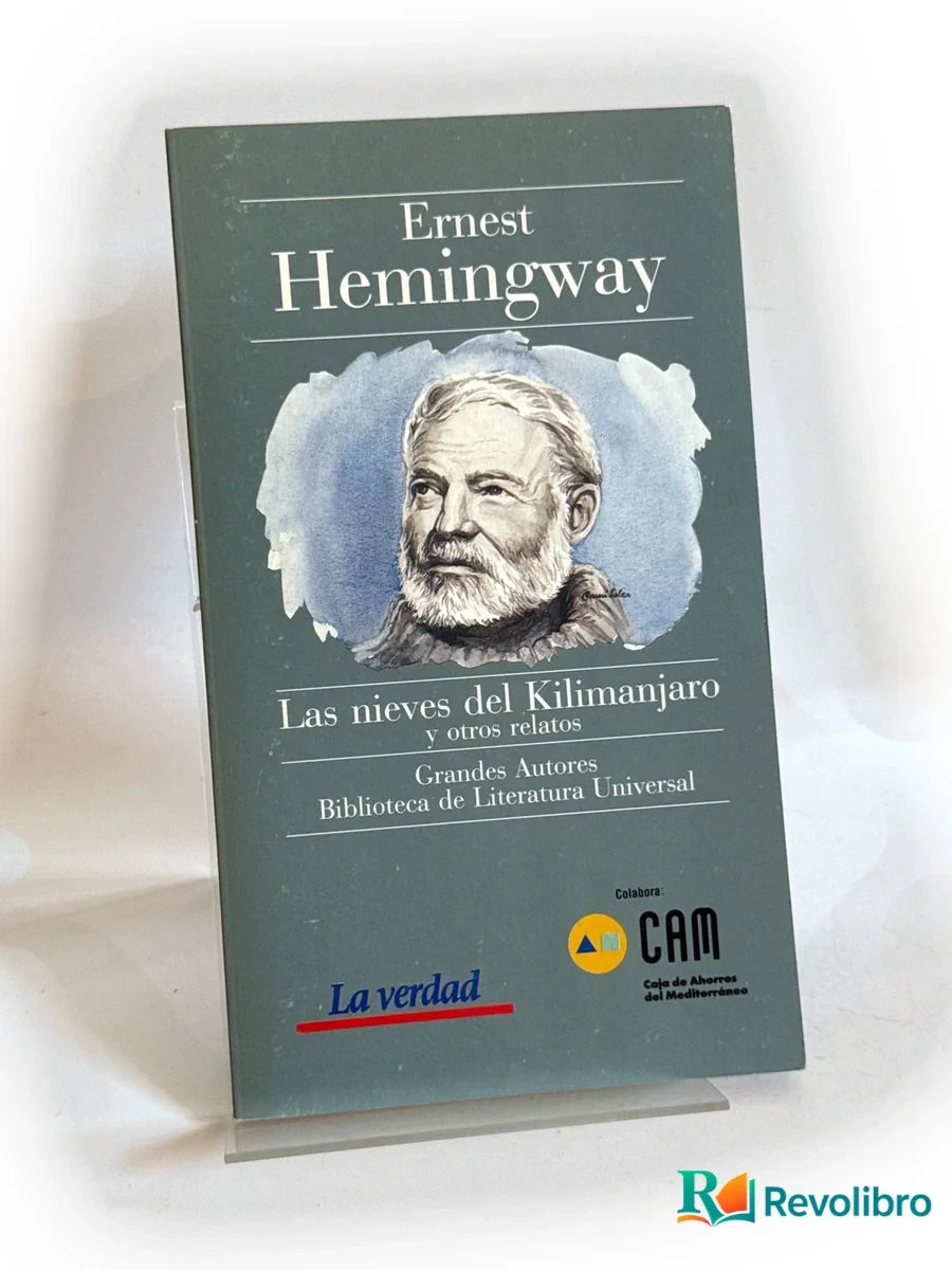 Portada de Las nieves del Kilimanjaro de Ernest Hemingway, libro de segunda mano