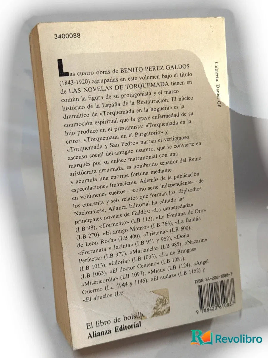 Foto 2 de Las novelas de Torquemada de Benito Pérez Galdós, libro de segunda mano