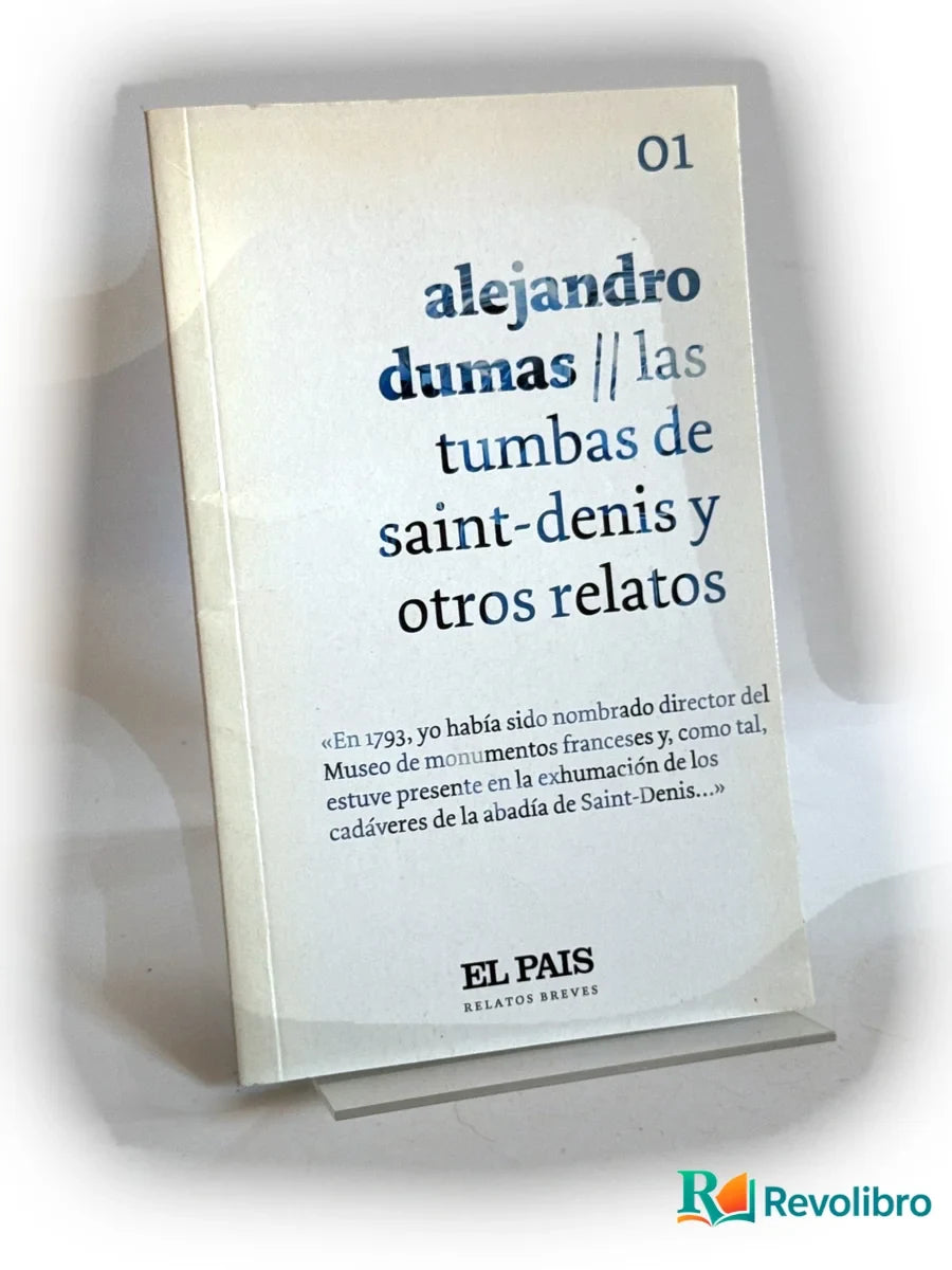 Portada de Las tumbas de Saint-Denis y otros relatos de Alejandro Dumas, libro de segunda mano
