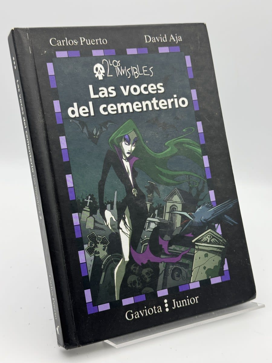 Portada de Las voces del cementerio - Carlos Puerto, Aja David de Carlos Puerto, libro de segunda mano