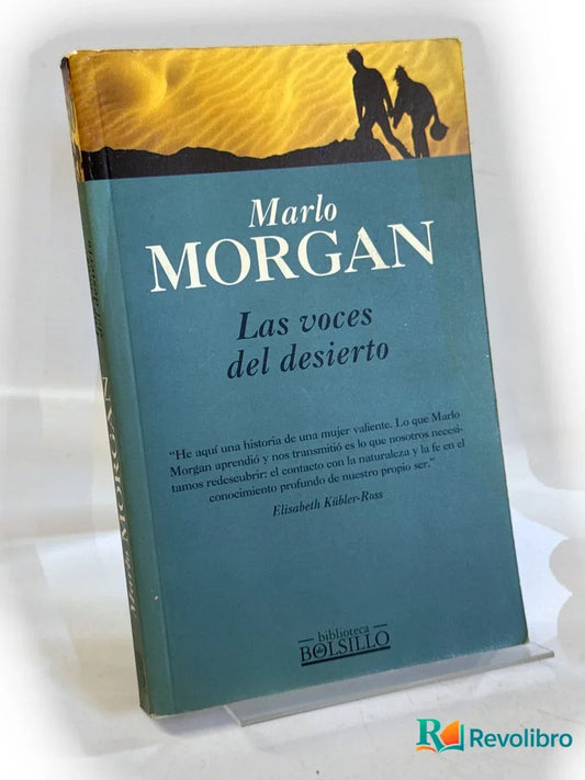 Portada de Las voces del desierto de Marlo Morgan, libro de segunda mano