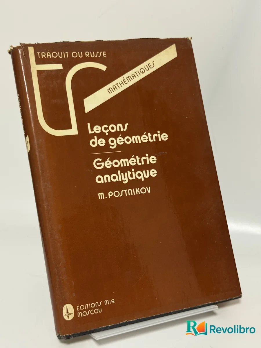 Portada de Leçons de géométrie de M. Postnikov, libro de segunda mano