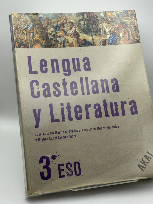 Portada de Lengua Castellana y Literatura 3.o ESO - José Antonio Martínez Jiménez de José Antonio Martínez Jiménez, libro de segunda mano