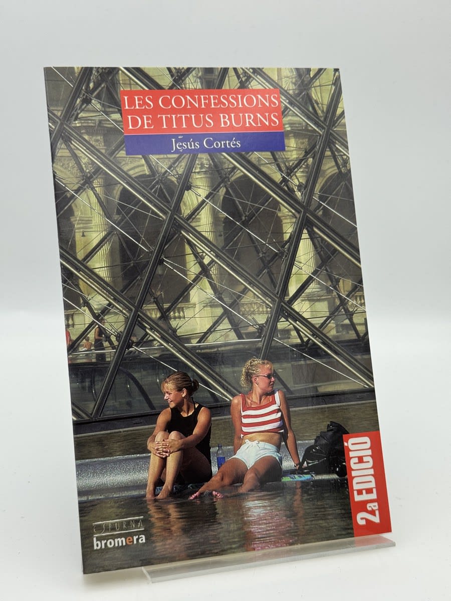 Portada de Les confessions de Titus Burns de Jesús Cortés, libro de segunda mano