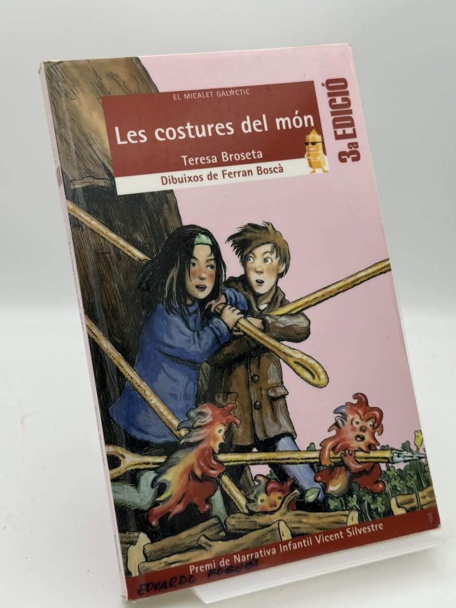 Portada de Les costures del món - Teresa Broseta, Ferran Boscà Sifre de Teresa Broseta, libro de segunda mano
