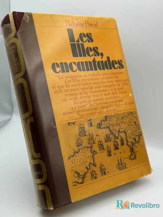 Portada de Les illes, encantades de Baltasar Porcel, libro de segunda mano