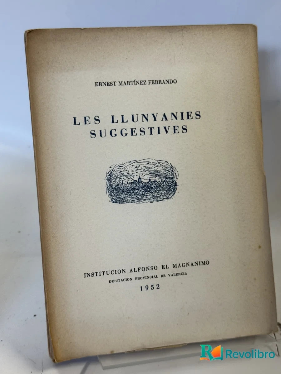 Portada de Les Llunyanies Suggestives de Ernest Martínez Ferrando, libro de segunda mano