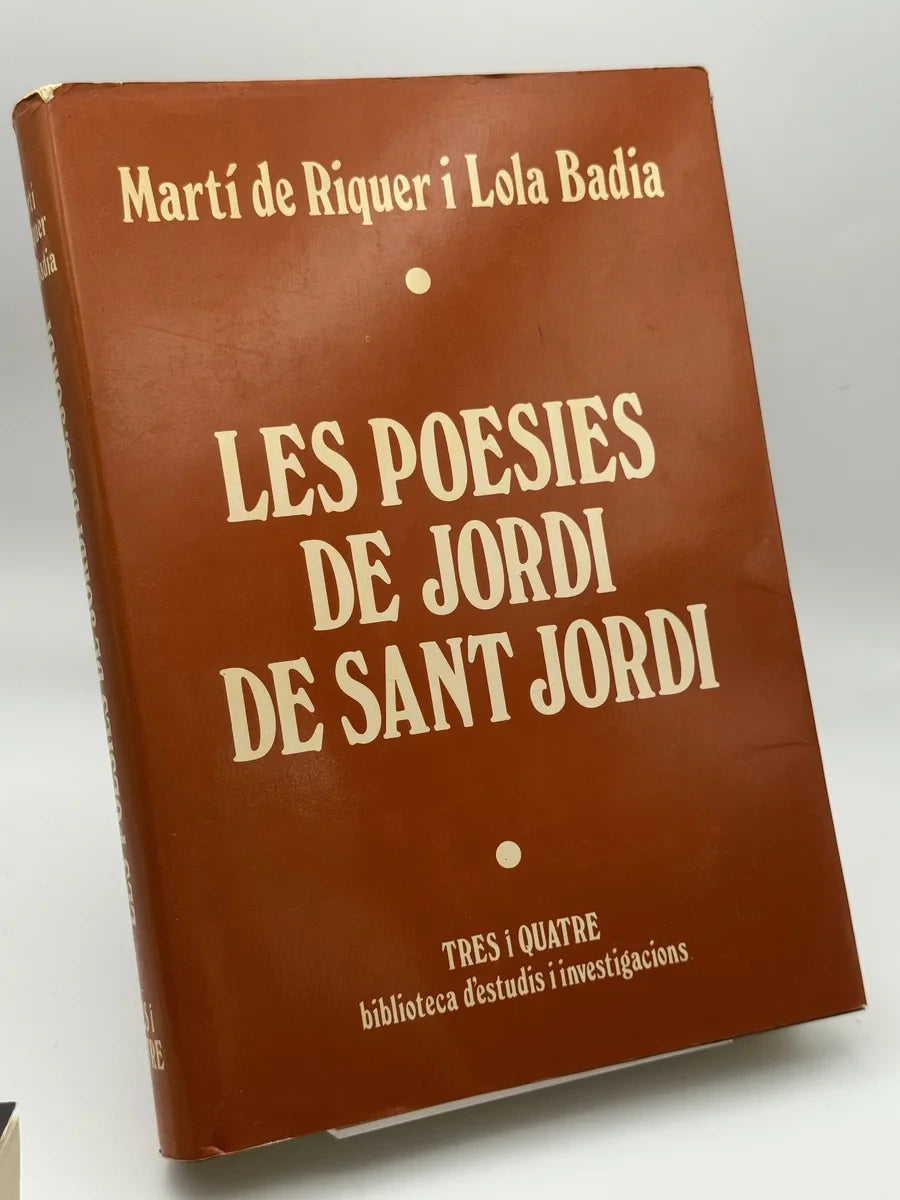 Portada de Les poesies de Jordi de Sant Jordi de Jordi de Sant Jordi, libro de segunda mano
