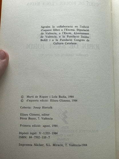Foto 2 de Les poesies de Jordi de Sant Jordi de Jordi de Sant Jordi, libro de segunda mano