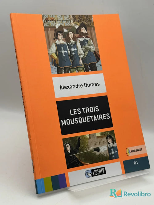 Portada de Les Trois Mousquetaires de Alexandre Dumas, libro de segunda mano