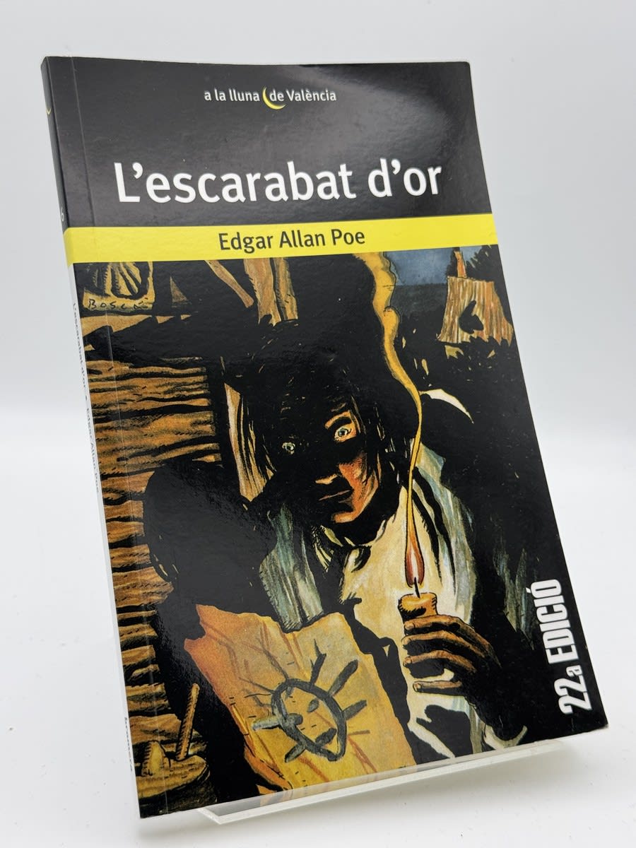 Portada de L'escarabat d'or de Edgar Allan Poe, libro de segunda mano