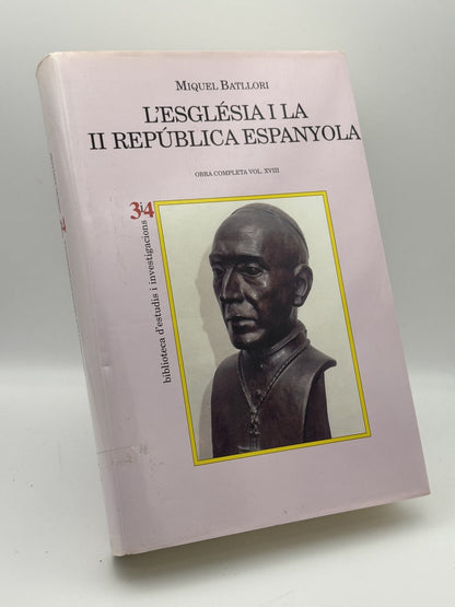 L'església i la II República espanyola - Portada