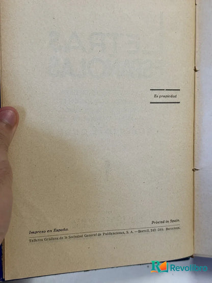 Foto 2 de Letras españolas de Lorenzo Conde, libro de segunda mano