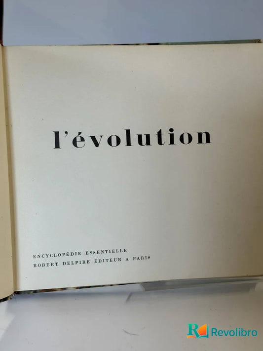 Portada de l'évolution de Jean Rostand, libro de segunda mano