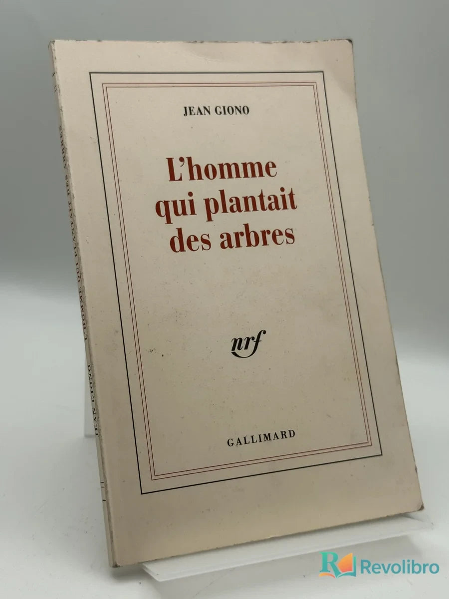 Portada de L'homme qui plantait des arbres de Jean Giono, libro de segunda mano