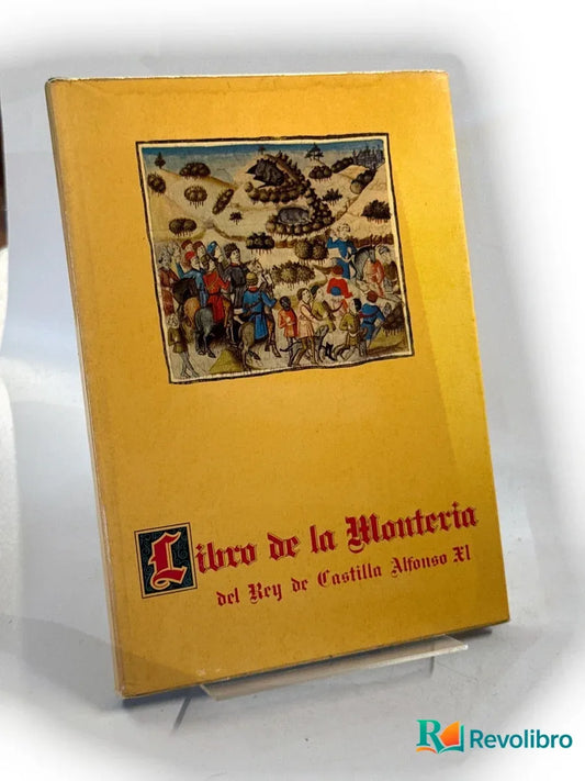 Portada de Libro de la Montería de Alfonso XI, libro de segunda mano